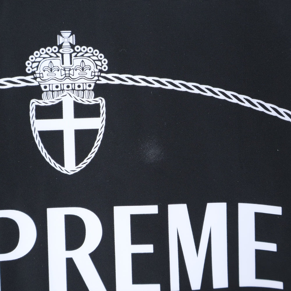 SUPREME(シュプリーム) 24AW Crest Coaches Jacket クレスト ロゴエンブロイダリー コーチジャケット ブラック