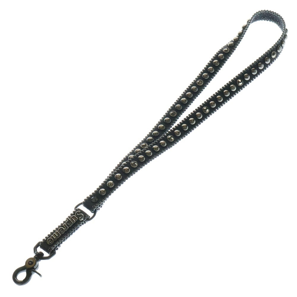 SUPREME(シュプリーム) 25SS (b.b.simon)Denim Lanyard デニム スタッズデザイン ランヤード インディゴ