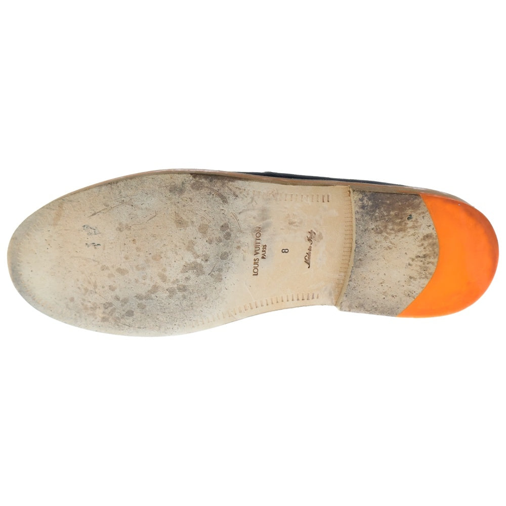 LOUIS VUITTON(ルイヴィトン) 13SS スエード レースアップ チャッカブーツ ネイビー BM1112