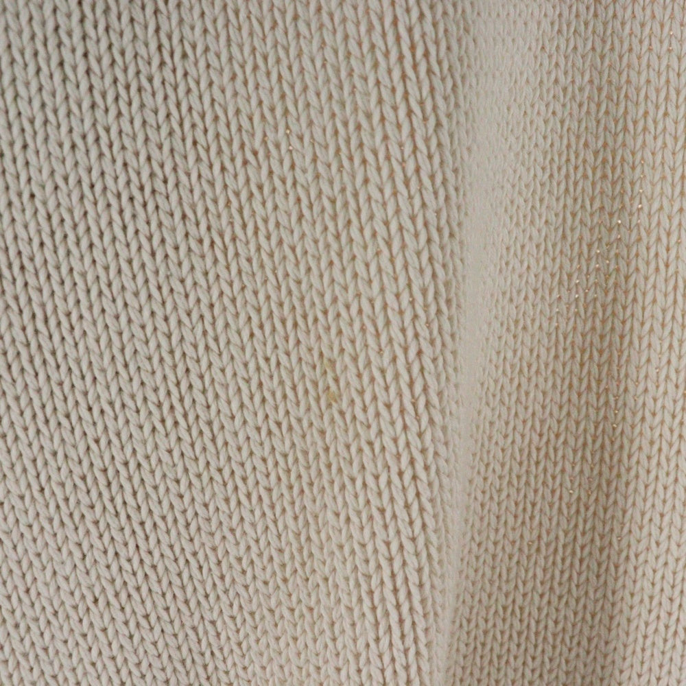 BALENCIAGA(バレンシアガ) 22SS ロゴエンブロイダリー クルーネックニット セーター ベージュ 683303 T3230