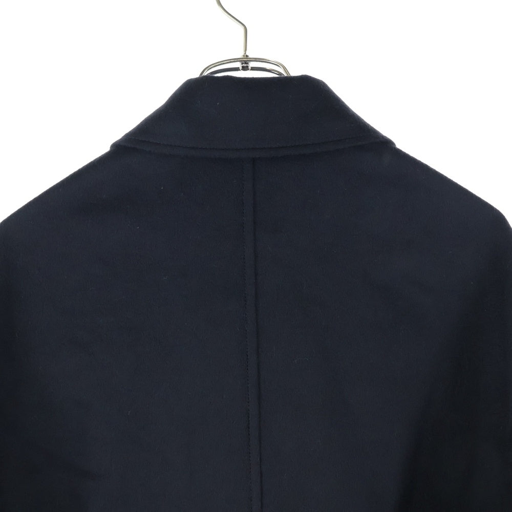 LOEWE(ロエベ) 23AW WORKWEAR JACKET カシミヤ混 レザーロゴワッペン ワーカージャケット ブラック H526Y03W76