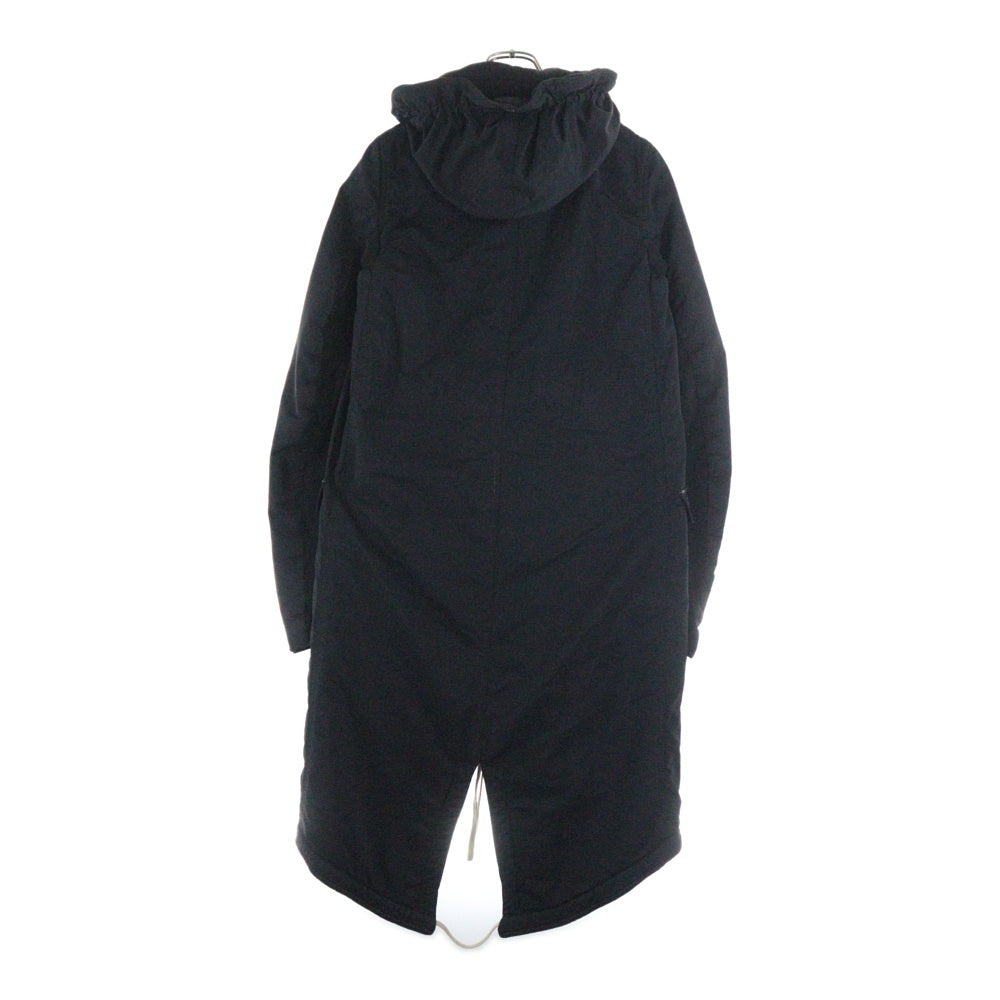 DRKSHDW(ダークシャドウ) 14AW フィッシュテール ドローコード コットン モッズコート ブラック DS14F4900-MUR