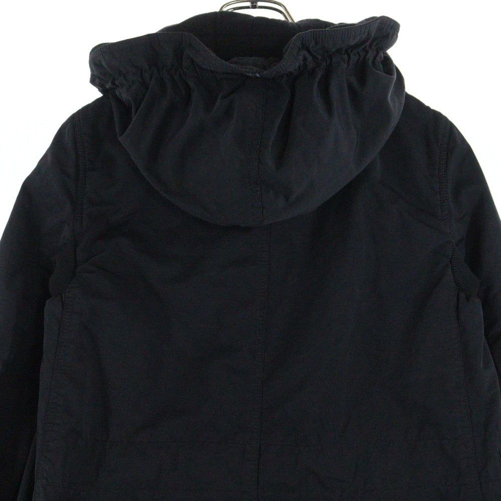 DRKSHDW(ダークシャドウ) 14AW フィッシュテール ドローコード コットン モッズコート ブラック DS14F4900-MUR