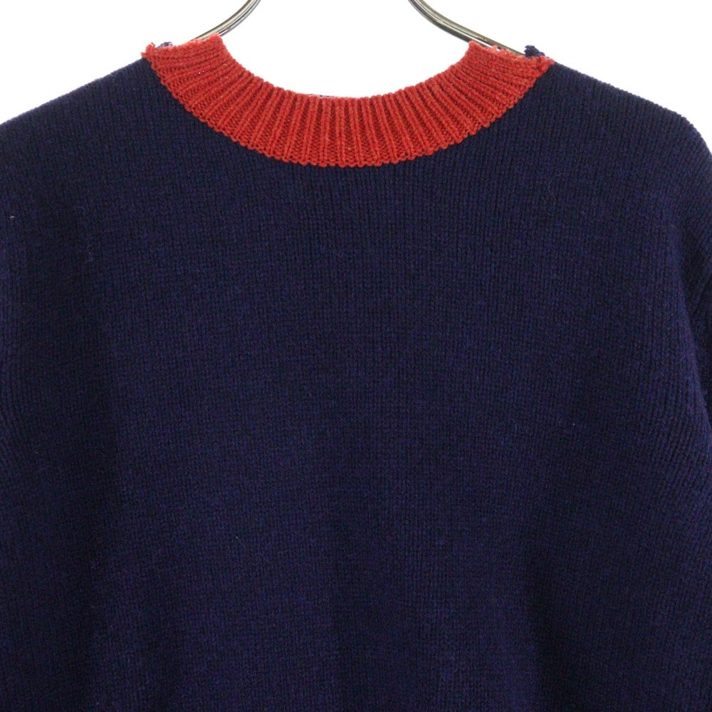 MARNI(マルニ) 21SS ダメージ加工 ウール クルーネックニット セーター マルチカラー GCMG0163Q0