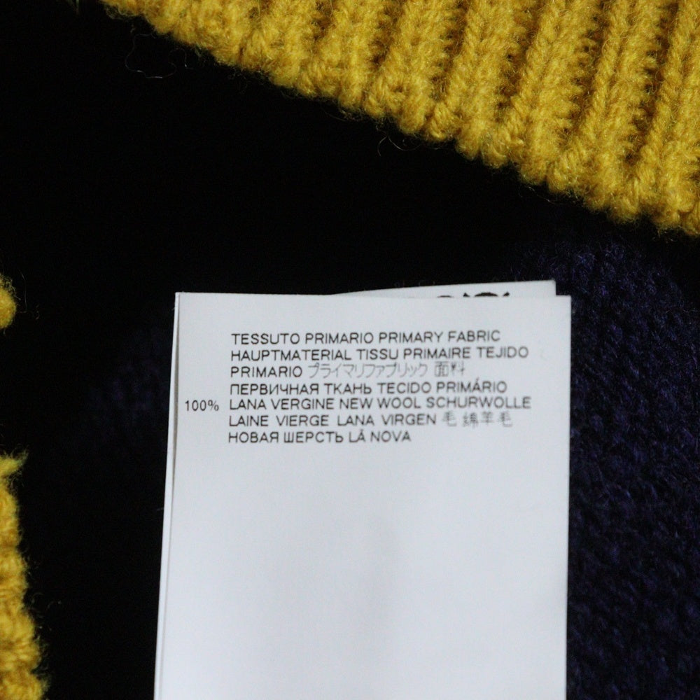 MARNI(マルニ) 21SS ダメージ加工 ウール クルーネックニット セーター マルチカラー GCMG0163Q0
