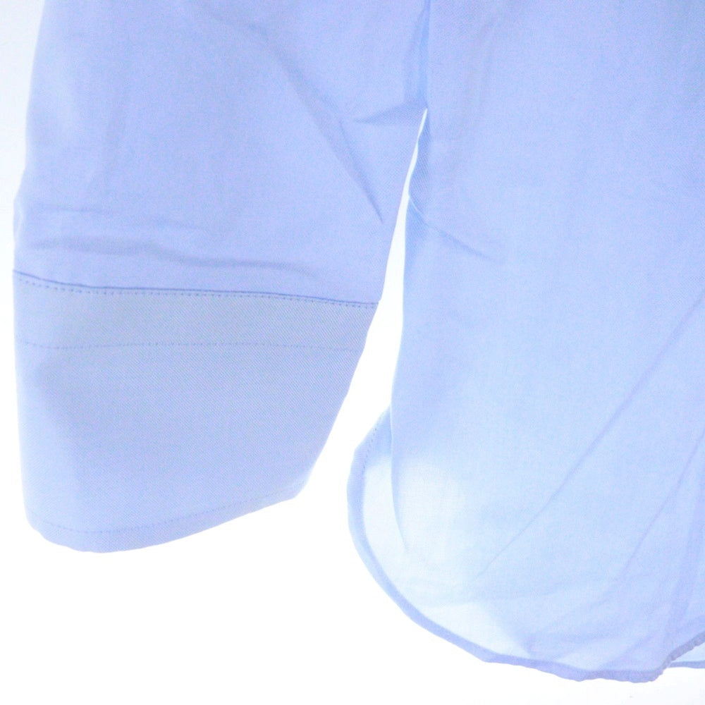GUCCI(グッチ) Cotton shirt with Double G embroidery ダブルG ロゴエンブロイダリー コットン 長袖シャツ ライトブルー 699554 ZAJOM