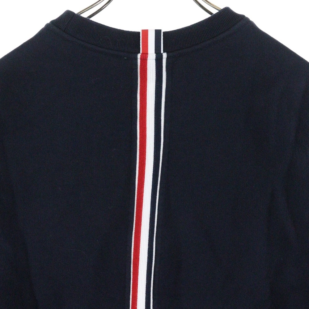 THOM BROWNE(トムブラウン) Crewneck Sweat Shirt トリコロール クルーネックスウェットトレーナー ネイビー MJT085A-03377415