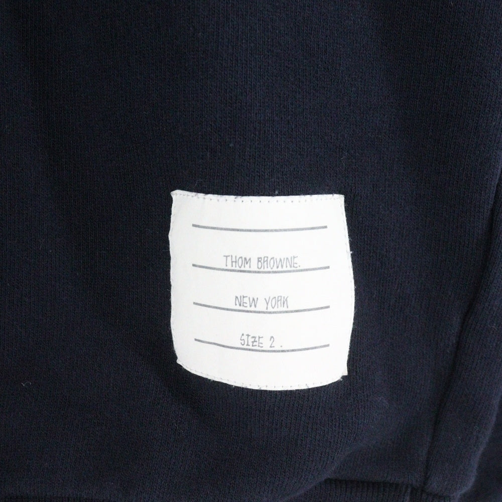 THOM BROWNE(トムブラウン) Crewneck Sweat Shirt トリコロール クルーネックスウェットトレーナー ネイビー MJT085A-03377415