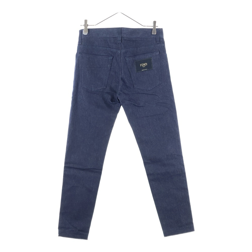 FENDI(フェンディ) ストレッチ ストレート デニム パンツ インディゴ 12CPF‐21‐2585