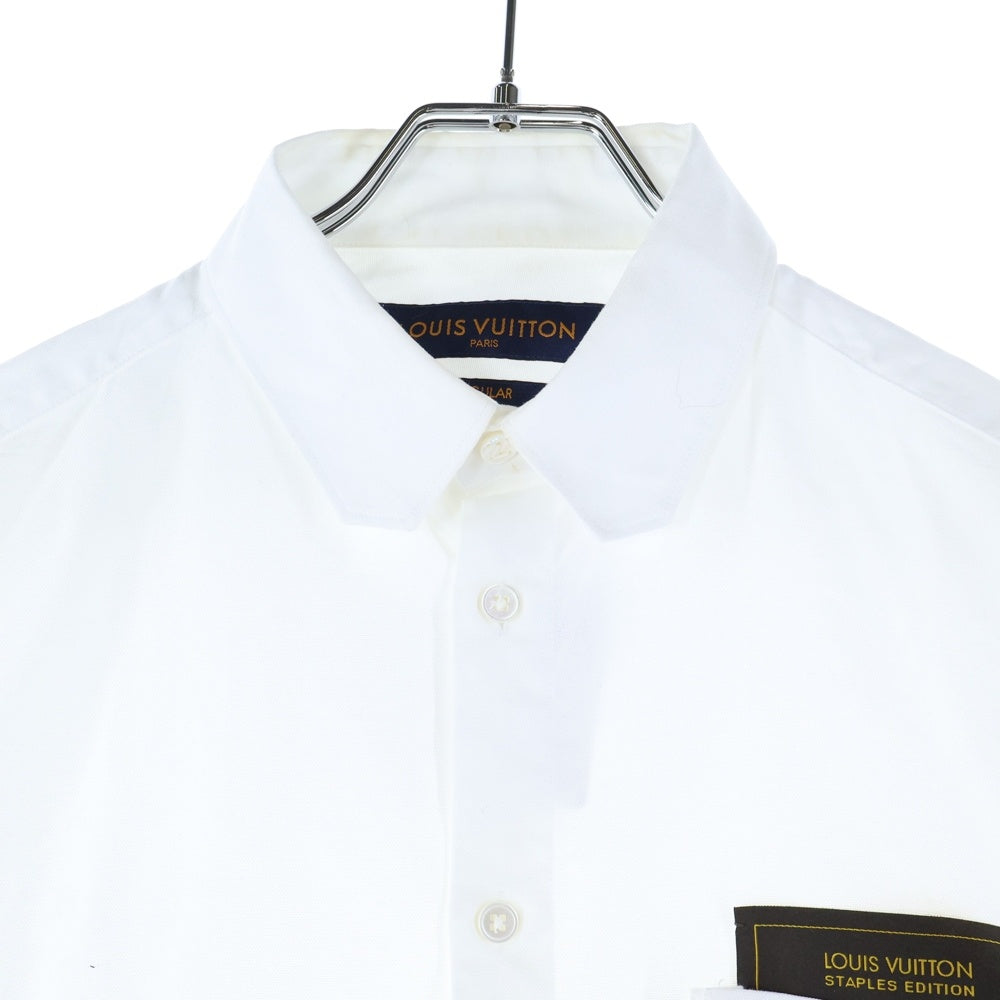 LOUIS VUITTON(ルイヴィトン) 20SS ステープル オックスフォード コットン 長袖シャツ ホワイト RM201Q DLX HIS55W