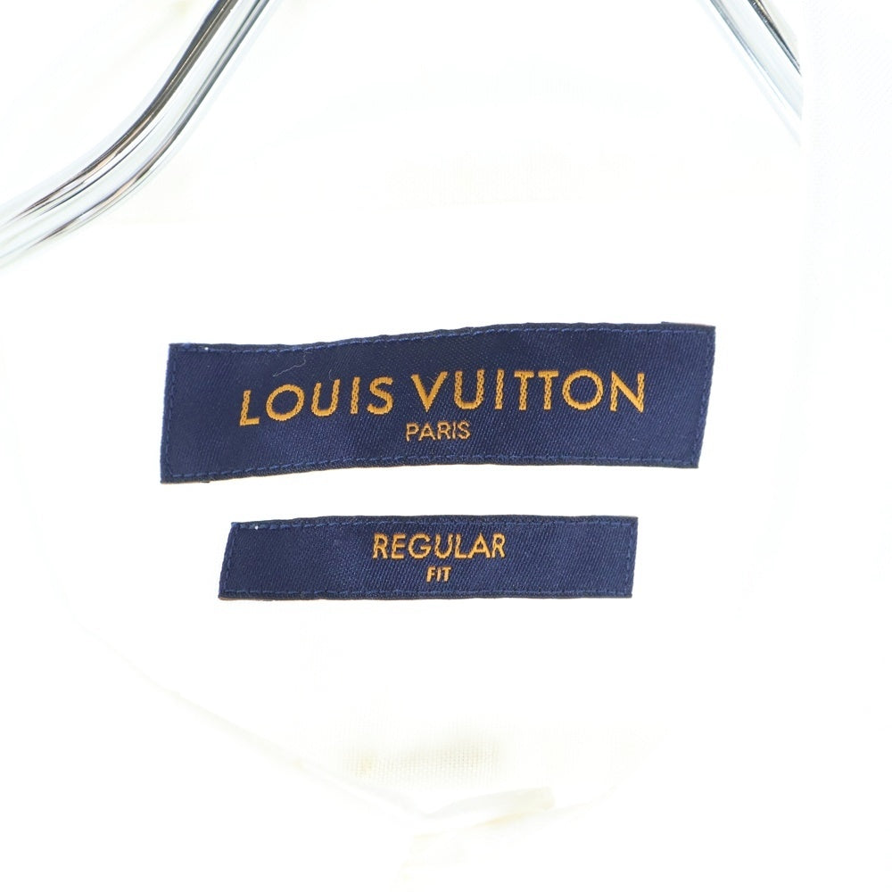 LOUIS VUITTON(ルイヴィトン) 20SS ステープル オックスフォード コットン 長袖シャツ ホワイト RM201Q DLX HIS55W