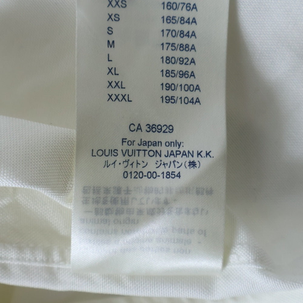 LOUIS VUITTON(ルイヴィトン) 20SS ステープル オックスフォード コットン 長袖シャツ ホワイト RM201Q DLX HIS55W