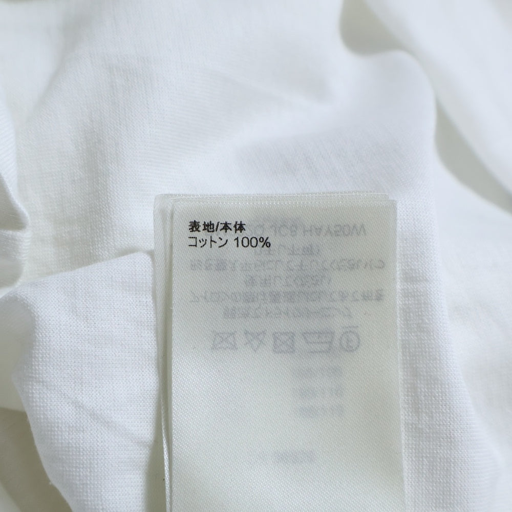 LOUIS VUITTON(ルイヴィトン) 22AW ロゴエンブロイダリー クルーネック半袖Tシャツ カットソー ホワイト RM222Q JC8 HAY50W