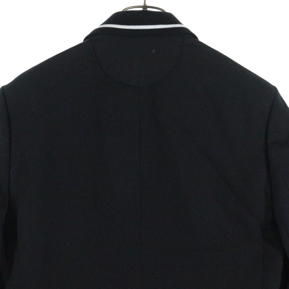 DIOR(ディオール) ATELIER ニット 切替 2B テーラードジャケット ブラック 833C274Y4326