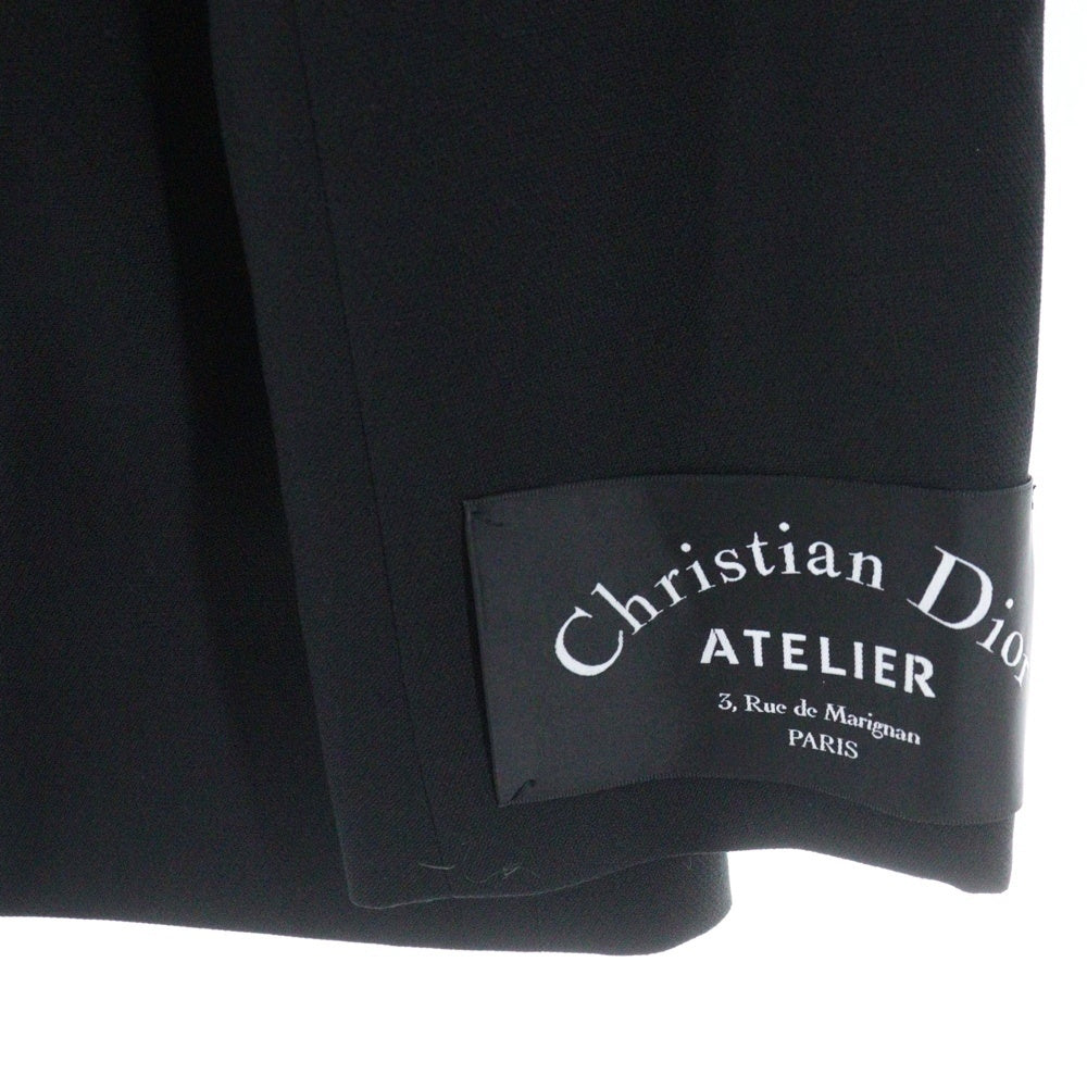 DIOR(ディオール) ATELIER ニット 切替 2B テーラードジャケット ブラック 833C274Y4326