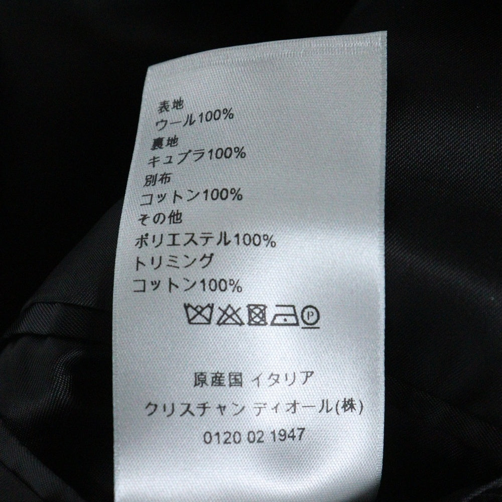 DIOR(ディオール) ATELIER ニット 切替 2B テーラードジャケット ブラック 833C274Y4326