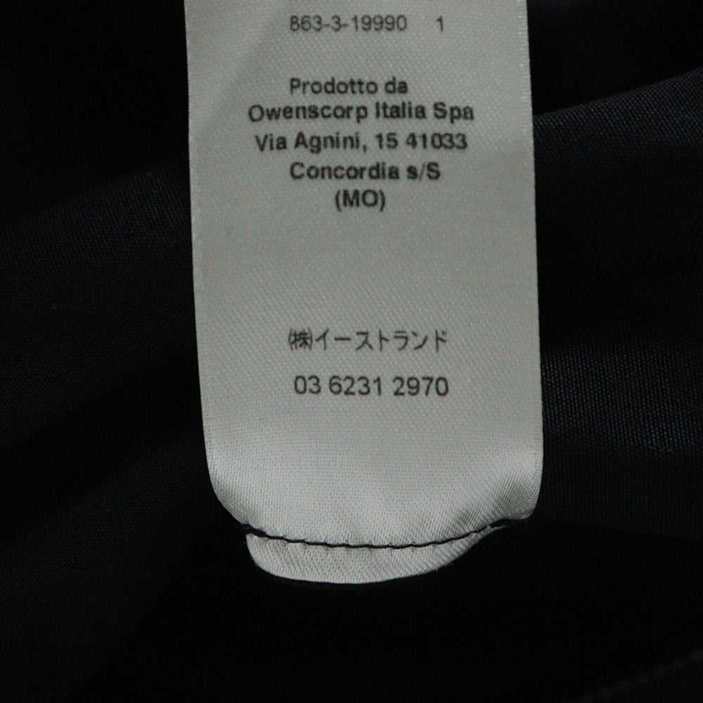 Rick Owens(リックオウエンス) 22AW ベロア スナップボタン 長袖 シャツ ブラック RU02B2729‐V