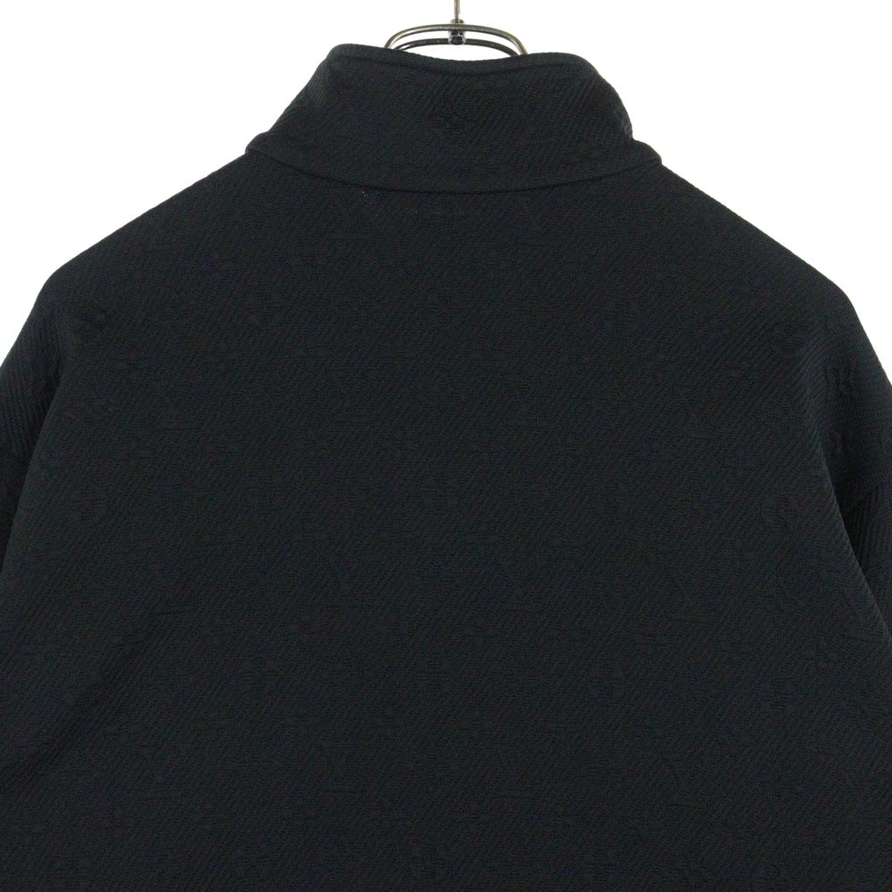 LOUIS VUITTON(ルイヴィトン) 21SS モノグラム 総柄エンボス ジップアップ トラックジャケット ブラック RM211Q XHM HJY45W