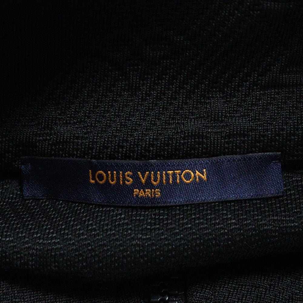 LOUIS VUITTON(ルイヴィトン) 21SS モノグラム 総柄エンボス ジップアップ トラックジャケット ブラック RM211Q XHM HJY45W