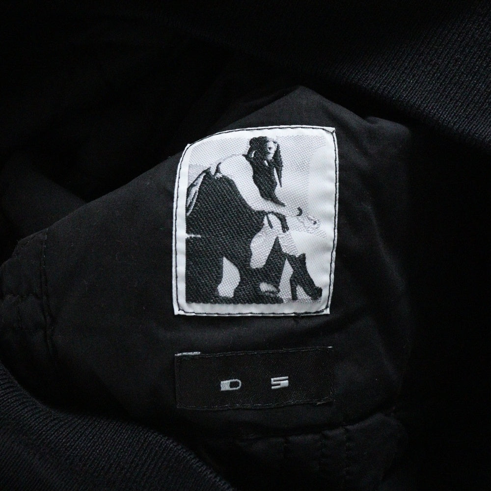 DRKSHDW(ダークシャドウ) 16AW コットン ジップアップ ボンバー フライトジャケット ブラック DU16F8760-MU