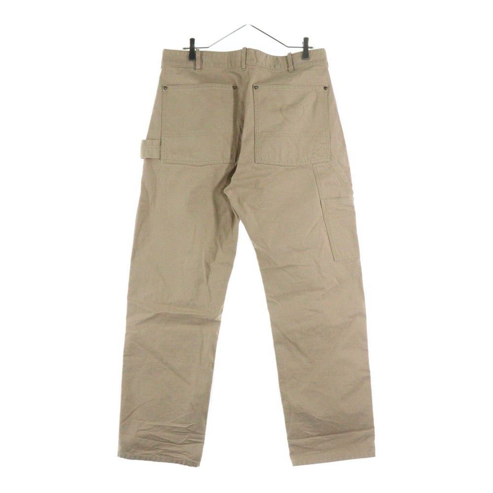 HUMAN MADE(ヒューマンメイド) cotton trousers Washed Duck Work Pants バック ハートロゴ刺繍 ワーク パンツ ベージュ