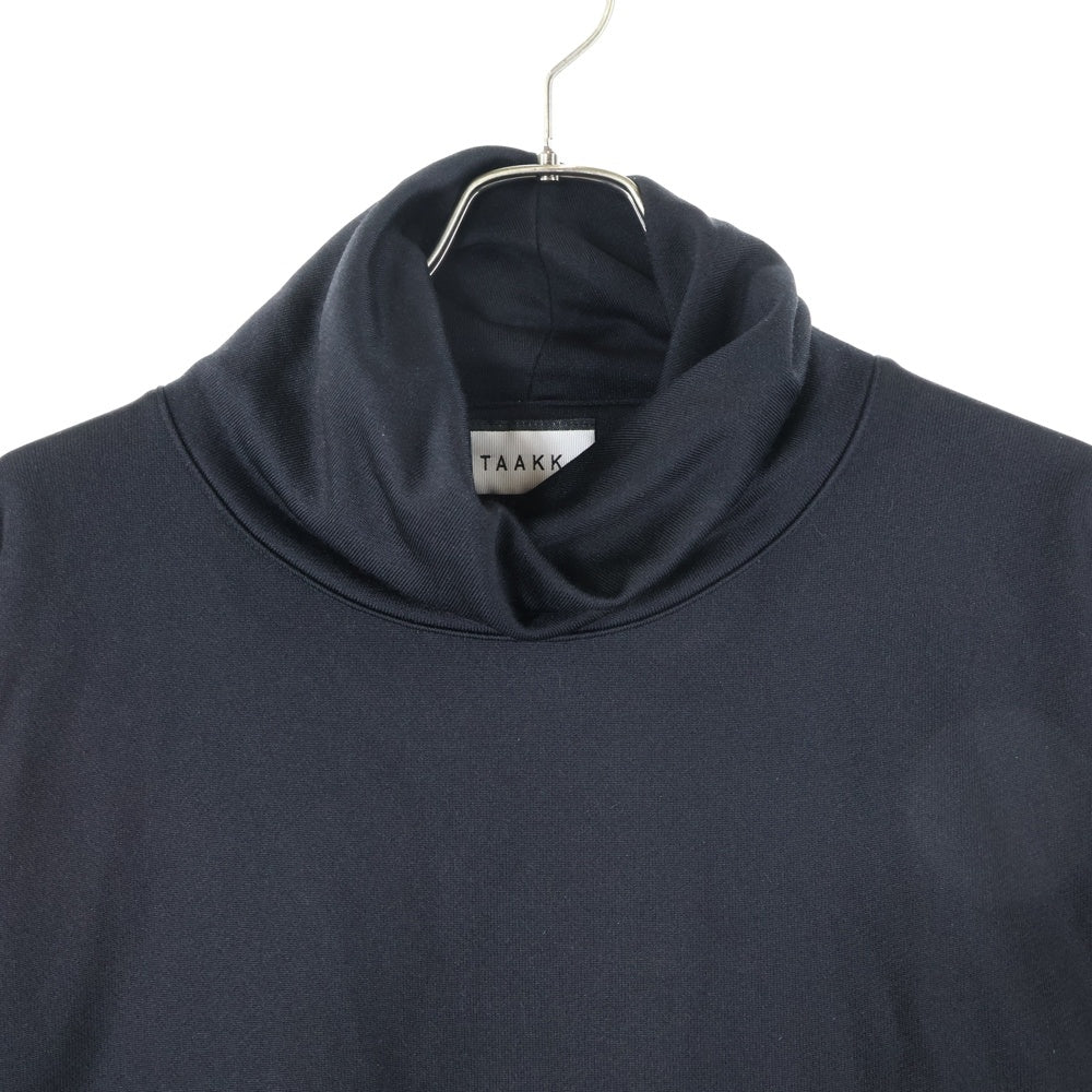 TAAKK(ターク) BASIC JERSEY PULLOVER タートルネック ジャージ TA20AW-JR ブラック