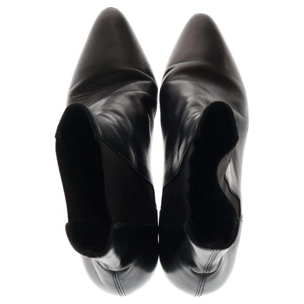 SAINT LAURENT PARIS(サンローランパリ) サイドゴア レザー ブーツ ブラック