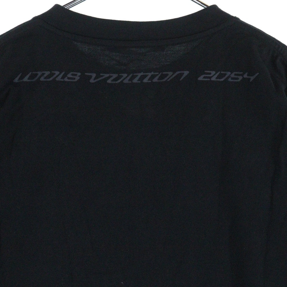 LOUIS VUITTON(ルイヴィトン) 22SS テルモヒートリアクティブ ロゴ プリント 半袖 カットソー Tシャツ ブラック RM221M NPG HMY13W