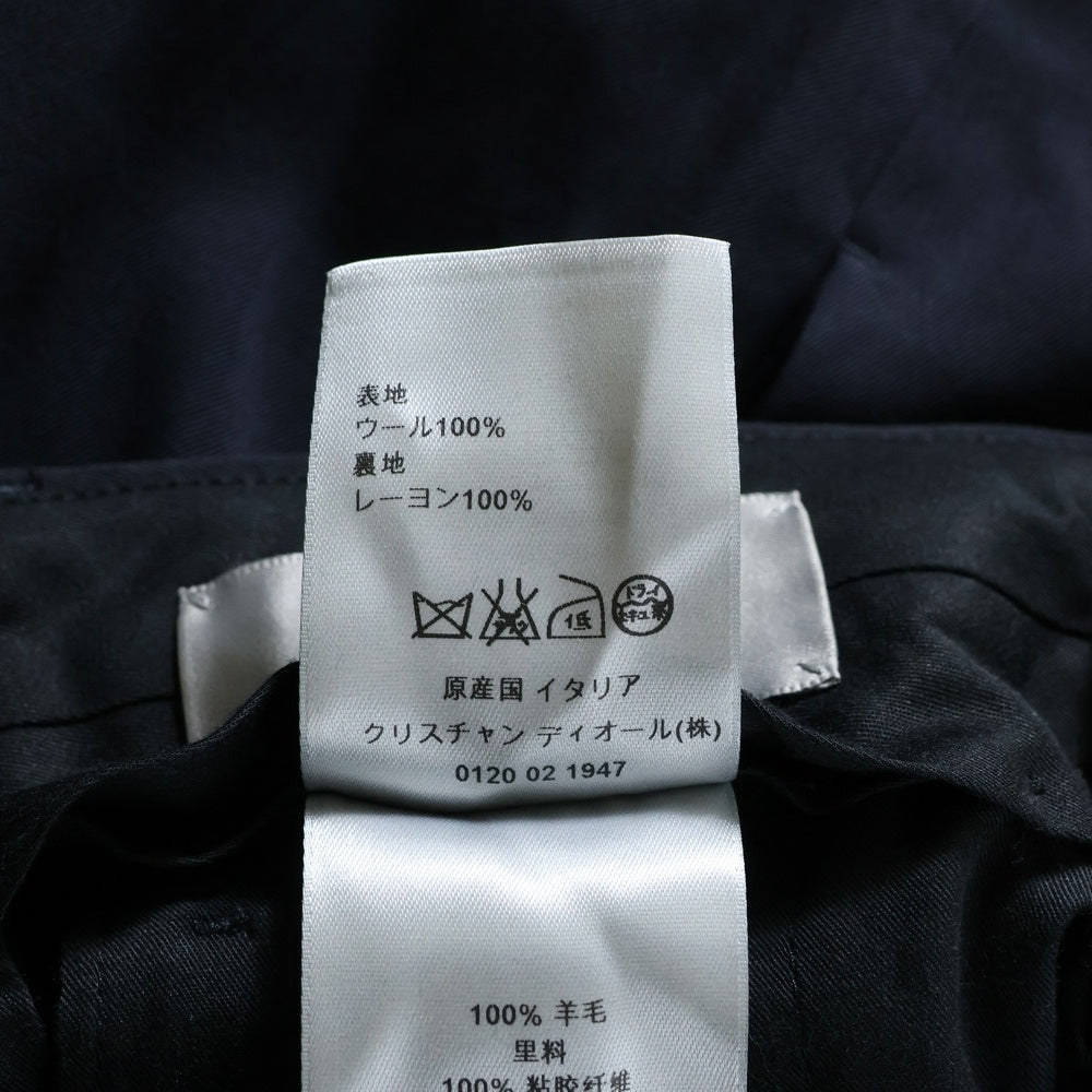 DIOR(ディオール) センタープレス スラックスパンツ パンツ ネイビー 433C107A3576