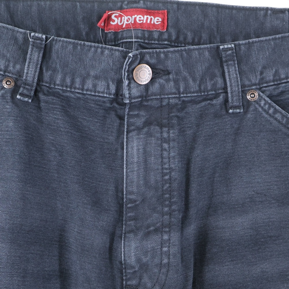 SUPREME(シュプリーム) 25SS Worn Double Knee Painter Pant ウォーンダブルニー ペインターパンツ ブラック