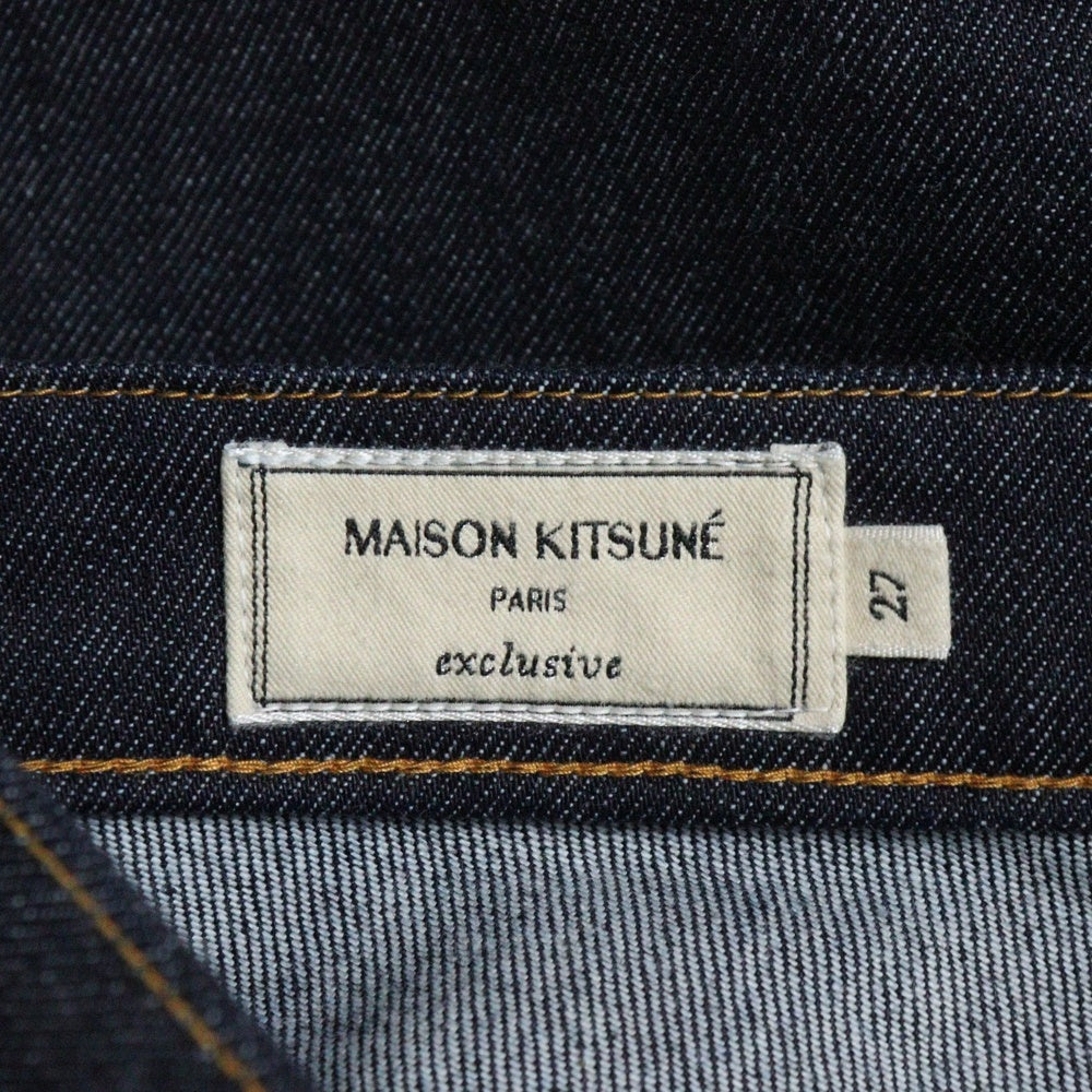 MAISON KITSUNE(メゾンキツネ) スリムフィット デニムパンツ インディゴ KWP39000