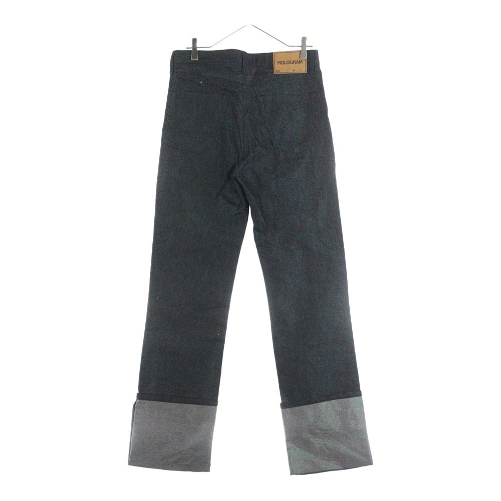 doublet(ダブレット) 23SS Hologram Denim Pants ホログラムストレートデニムパンツ インディゴ 23SS10PT228