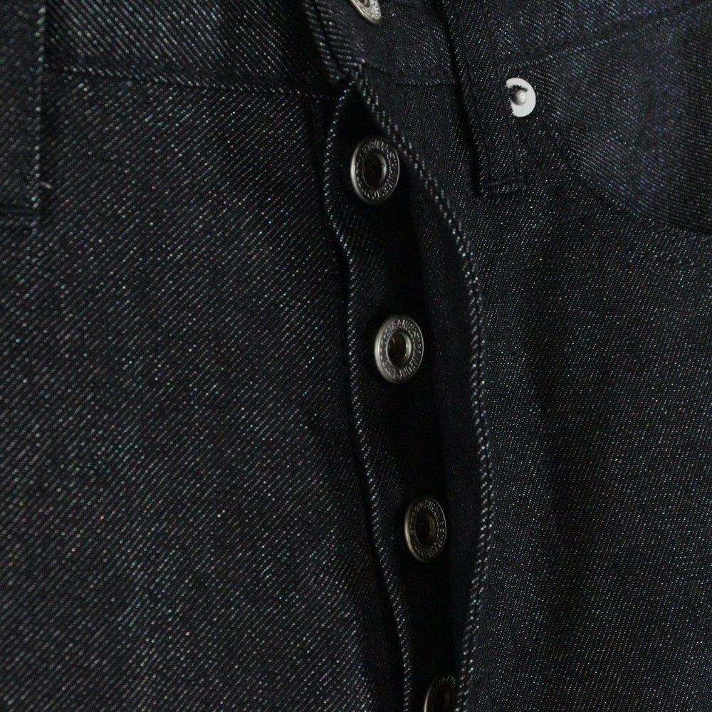 doublet(ダブレット) 23SS Hologram Denim Pants ホログラムストレートデニムパンツ インディゴ 23SS10PT228