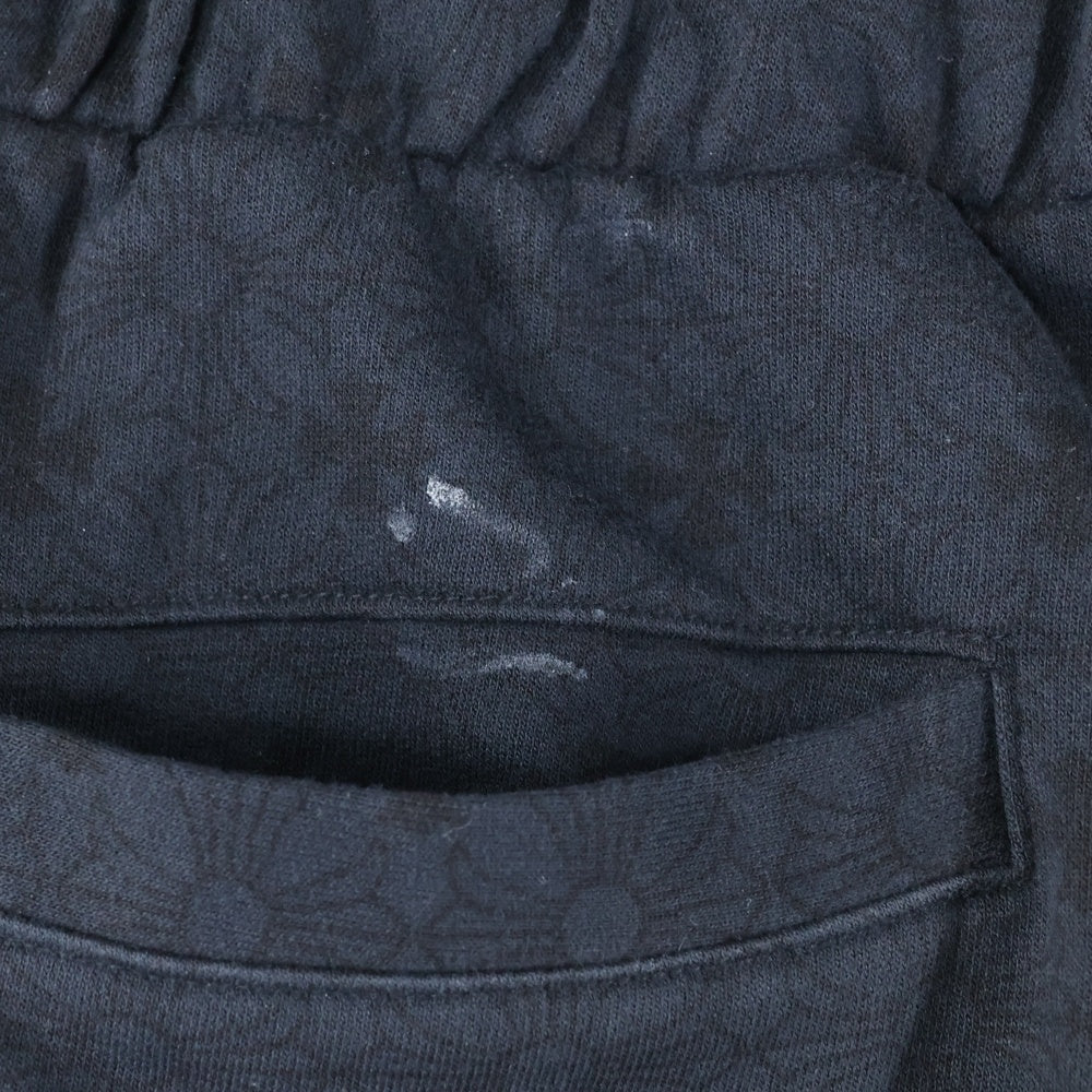CHROME HEARTS(クロムハーツ) SWEAT PANTS サイドロゴ CHプラス総柄 スウェットロングパンツ ブラック