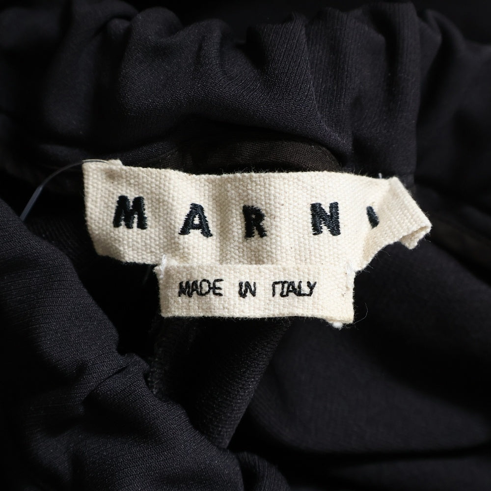 MARNI(マルニ) 18SS ワッペン ロゴ トラックパンツ ブラウン PUMU0054A0 S48636