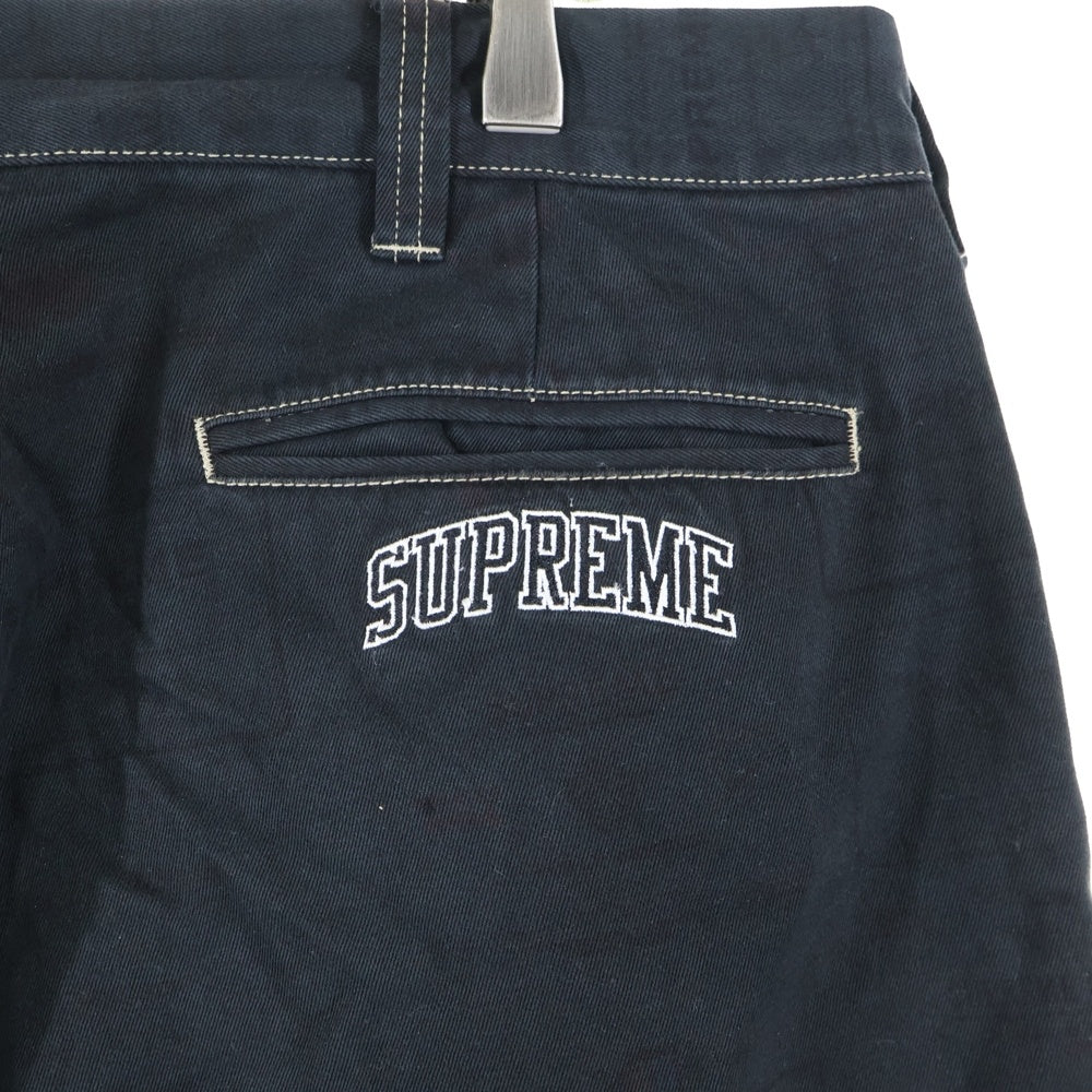 SUPREME(シュプリーム) 24AW Chino Pant Overdyed Labels オーバーダイ レーベル チノ ワークパンツ ブラック