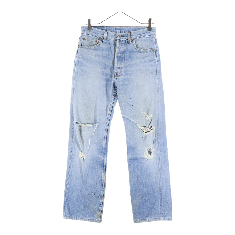 Levi's(リーバイス) 90S VINTAGE 501XX 復刻 ボタン裏552 米国製 ヴィンテージ ボタンフライデニムパンツ インディゴ 501-0000