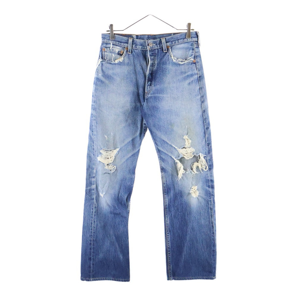 Levi's(リーバイス) 90S VINTAGE 501XX 復刻 ボタン裏553 米国製 ヴィンテージ ボタンフライデニムパンツ インディゴ