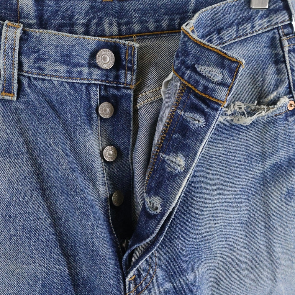 Levi's(リーバイス) 90S VINTAGE 501XX 復刻 ボタン裏553 米国製 ヴィンテージ ボタンフライデニムパンツ インディゴ