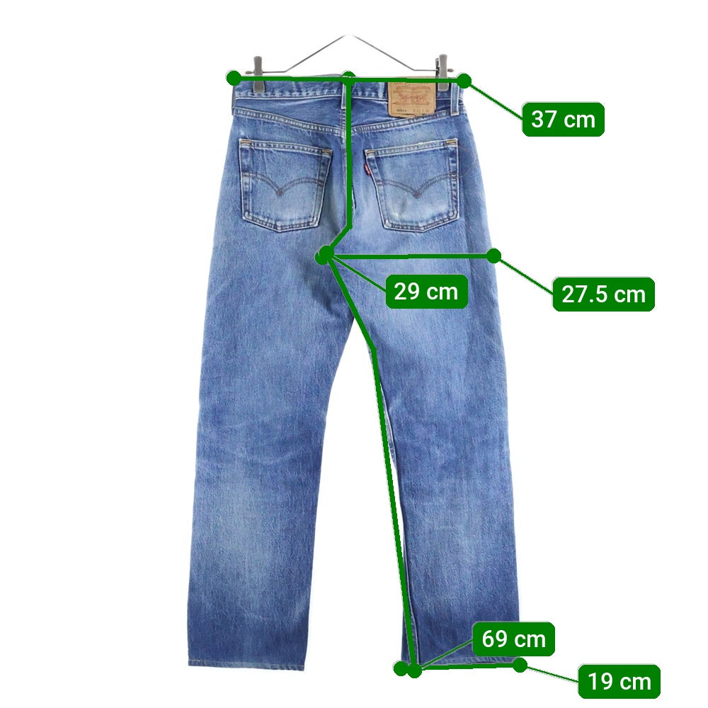 Levi's(リーバイス) 90S VINTAGE 501XX 復刻 ボタン裏553 米国製 ヴィンテージ ボタンフライデニムパンツ インディゴ