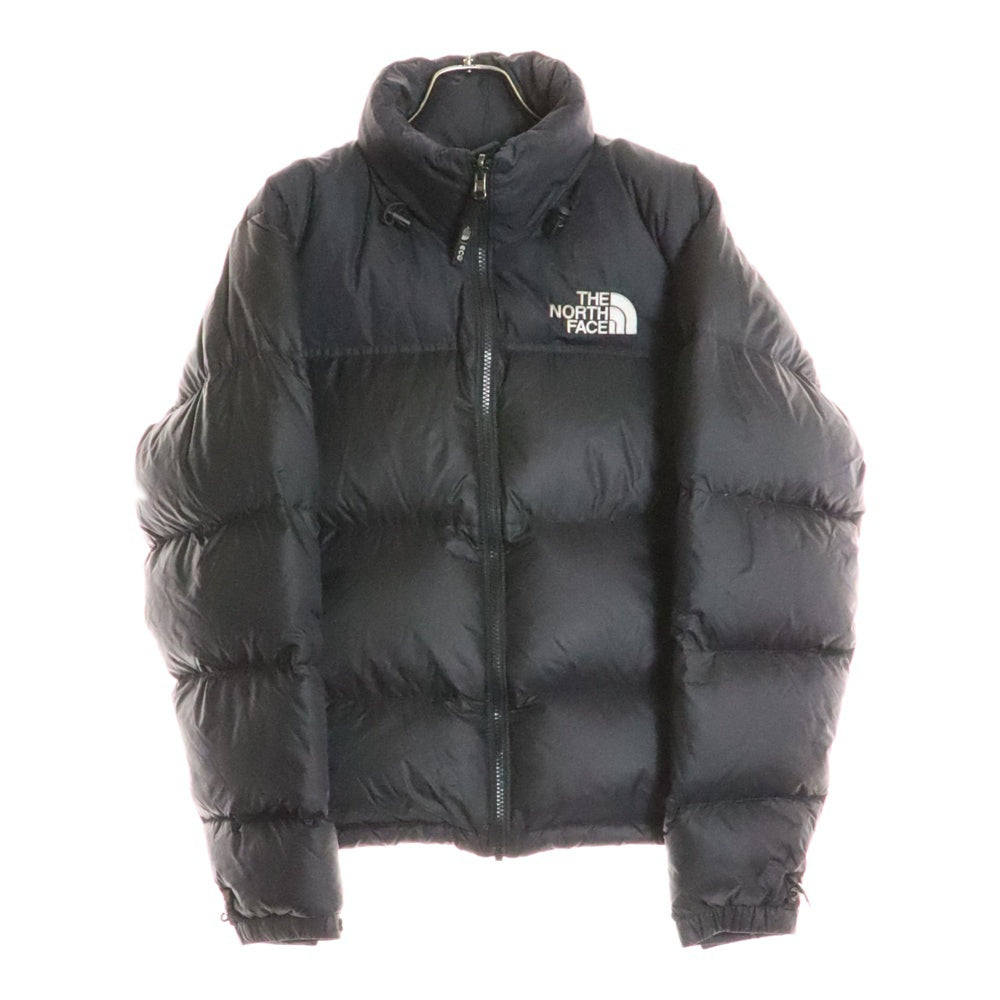 THE NORTH FACE(ザノースフェイス) NUPTSE JACKET ヌプシ ロゴ エンブロイダリー ジップアップ ダウンジャケット ブラック NJ1DM62A
