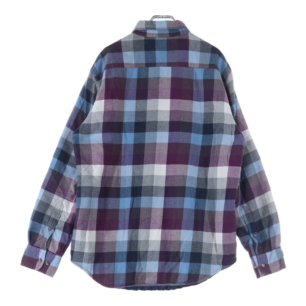 TOMMY HILFIGER(トミーヒルフィガー) パッチポケット 裏地キルティング ボタンダウンカラー 長袖シャツ マルチカラー