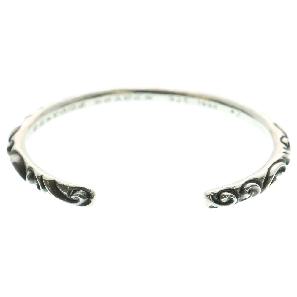 CHROME HEARTS(クロムハーツ) BANGLE SCROLL スクロールバンドバングル ブレスレット シルバー BCA127