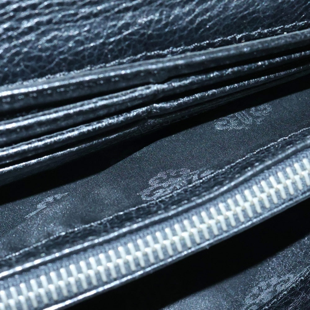 CHROME HEARTS(クロムハーツ) JUDY CROSS BALL ジュディ クロス ボール ボタン レザーウォレット 長財布 ブラック BCA366