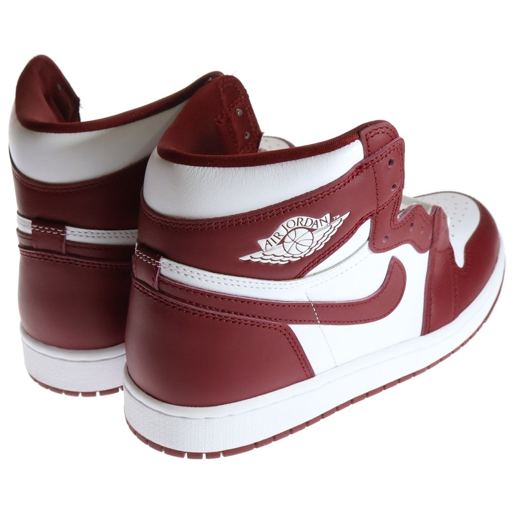 NIKE(ナイキ) AIR JORDAN 1 RETRO HIGH OG ARTISANALRED エアジョーダン1 レトロ ハイ アーティザナルレッド ハイカットスニーカー レッド/ホワイト US9/27cm DZ5485-160