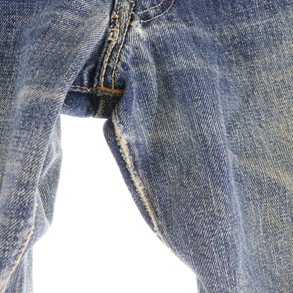 Levi's(リーバイス) 50S VINTAGE 504ZXX ユースモデル トップボタンドームGRIPPER ZIPPER 片面タブ Vステッチ 隠しリベット センターオンセット ジップフライデニムパンツ