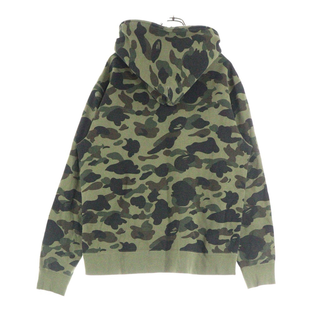 A BATHING APE(アベイシングエイプ) 1ST CAMO APE HEAD PATCH FULL ZIP HOODIE カモ柄 エイプ ヘッド パッチ ジップアップ スウェット パーカー マルチ 001ZPJ701005M