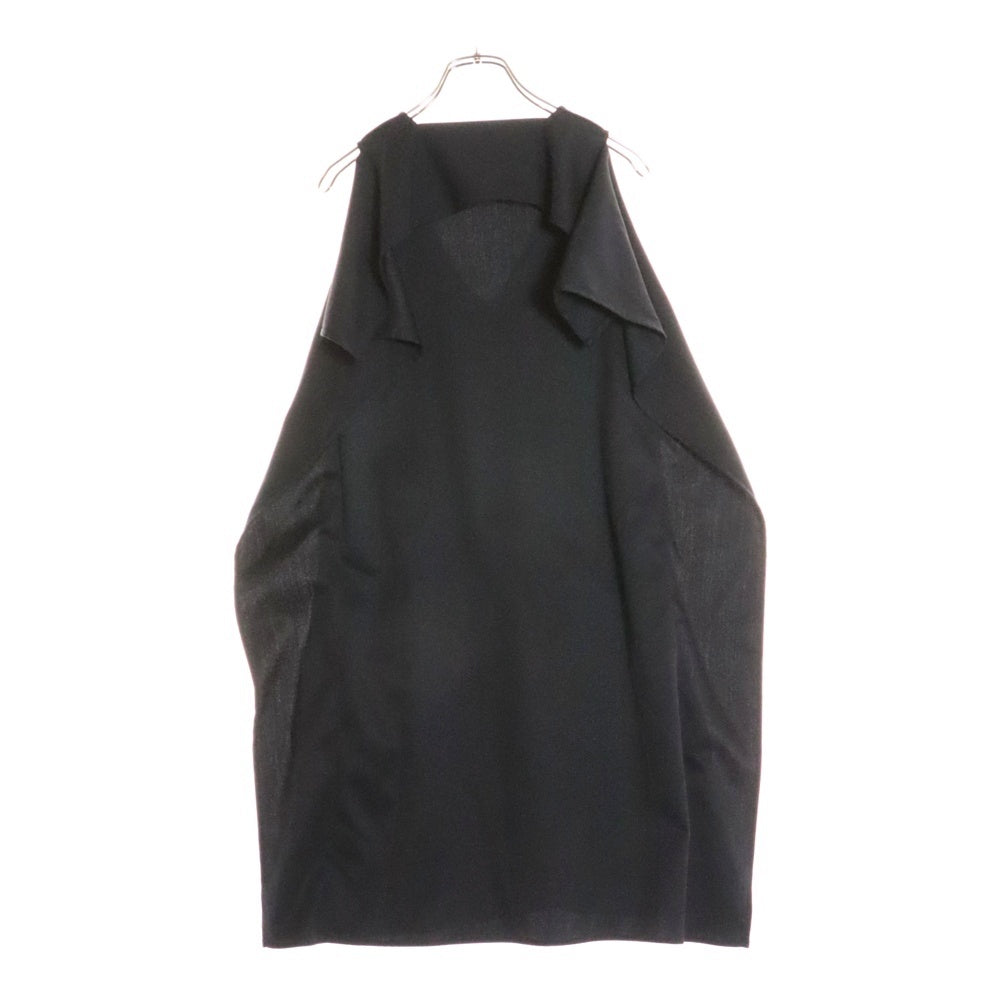 MM6 Maison Margiela(エムエムシックスメゾンマルジェラ) 18SS 変形デザイン ノースリーブ ワンピース ブラック レディース S52CT0281 S47848