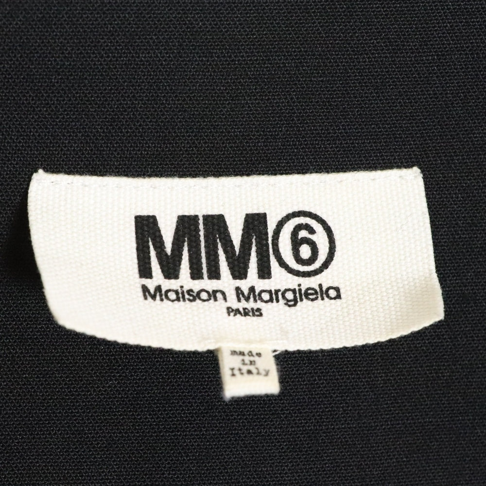 MM6 Maison Margiela(エムエムシックスメゾンマルジェラ) 18SS 変形デザイン ノースリーブ ワンピース ブラック レディース S52CT0281 S47848