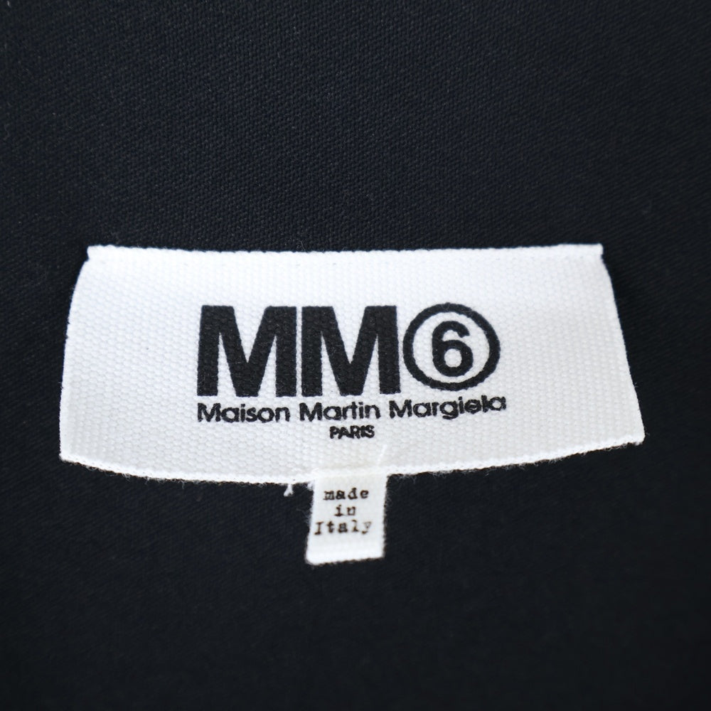 MM6 Maison Margiela(エムエムシックスメゾンマルジェラ) 15AW 変形デザイン サイドリボン ノースリーブワンピース ブラック レディース S32CT0684 S44132
